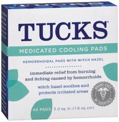 Tucks Medicated Hemorrhoid Relief Cooling Pads