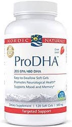 Nordic Naturals ProDHA, Strawberry Flavor, 120 Soft Gels