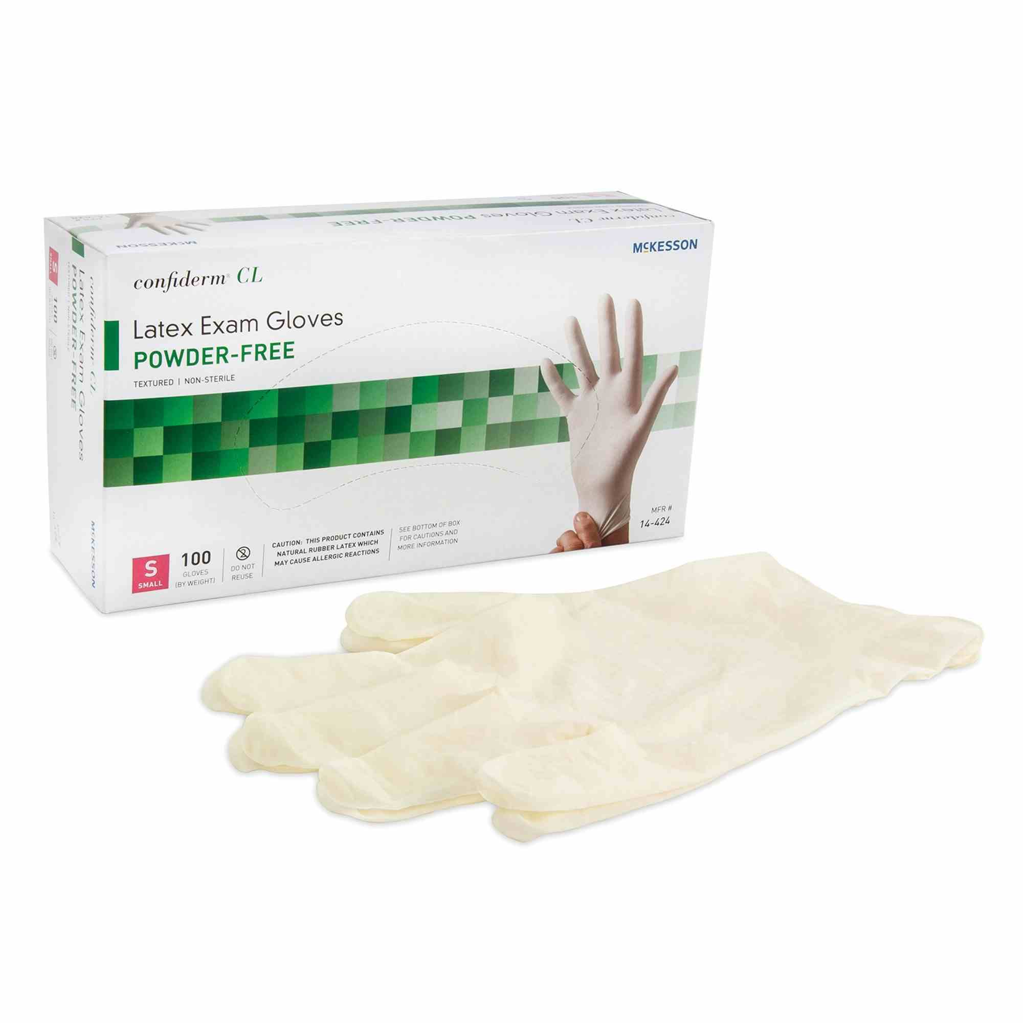 McKesson Confiderm Powder Free Gloves, Ivory