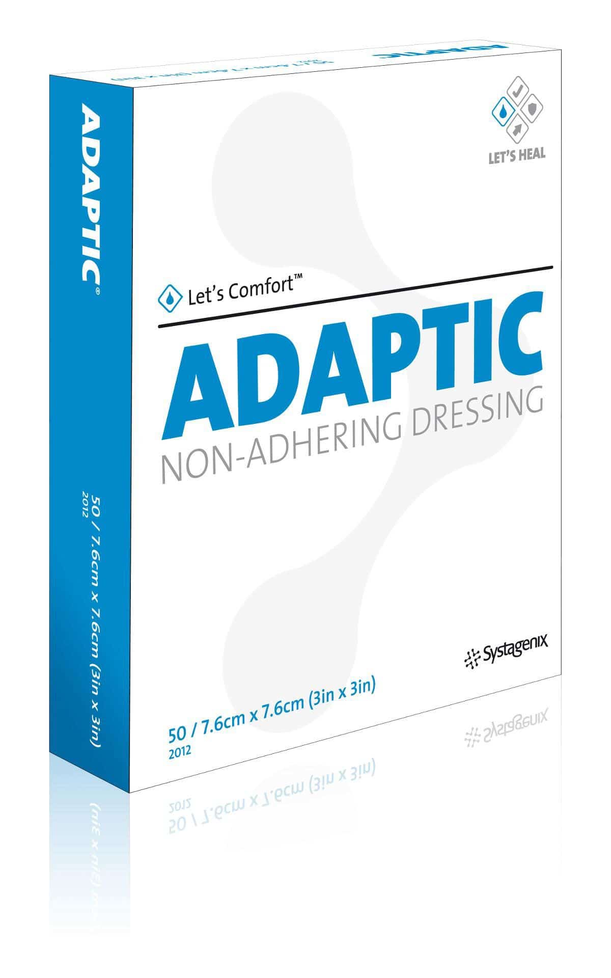 non adherent mesh dressing 3M Adaptic Touch Non-Adhering Silicone Dressing