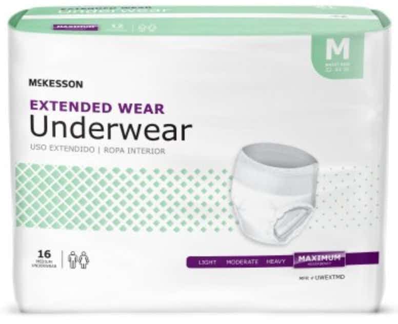 McKesson Extended Wear Pull-Up Underwear, Maximum