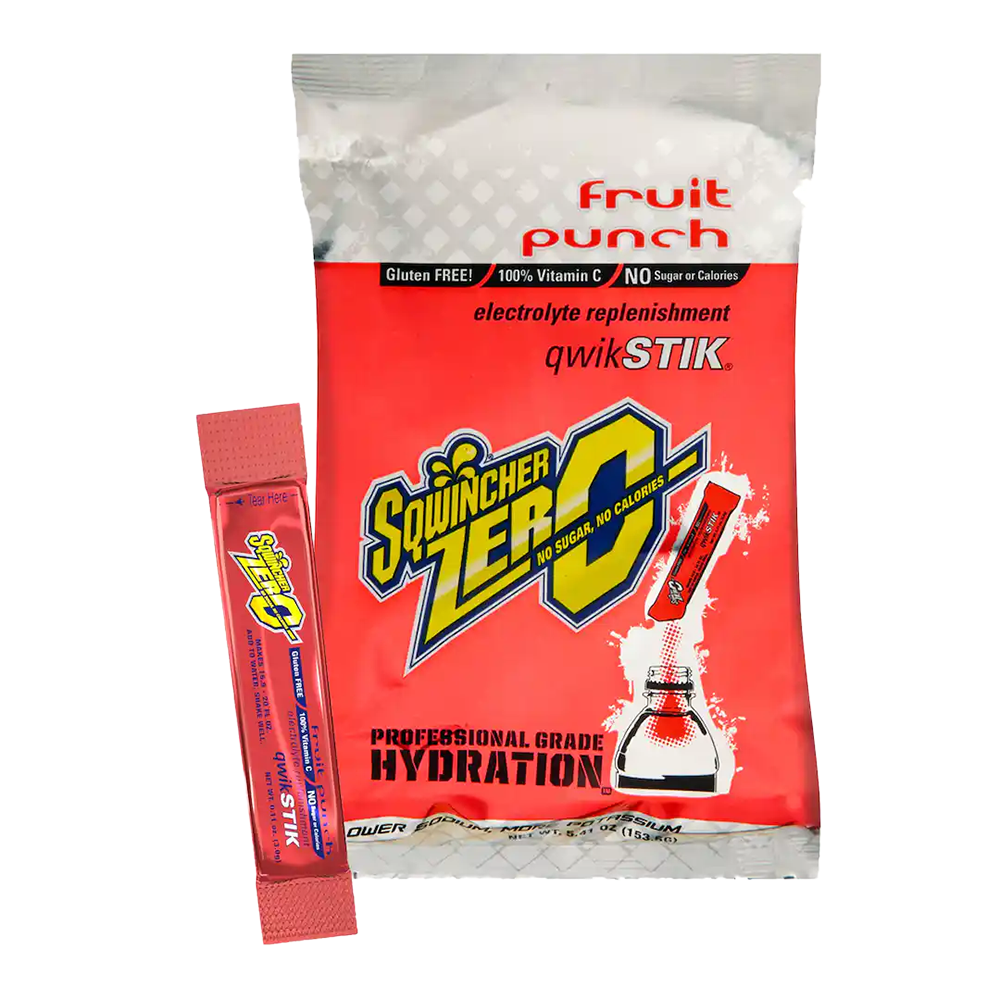 Sqwincher Zero Qwik Stik Electrolyte Replenishment Drink Mix