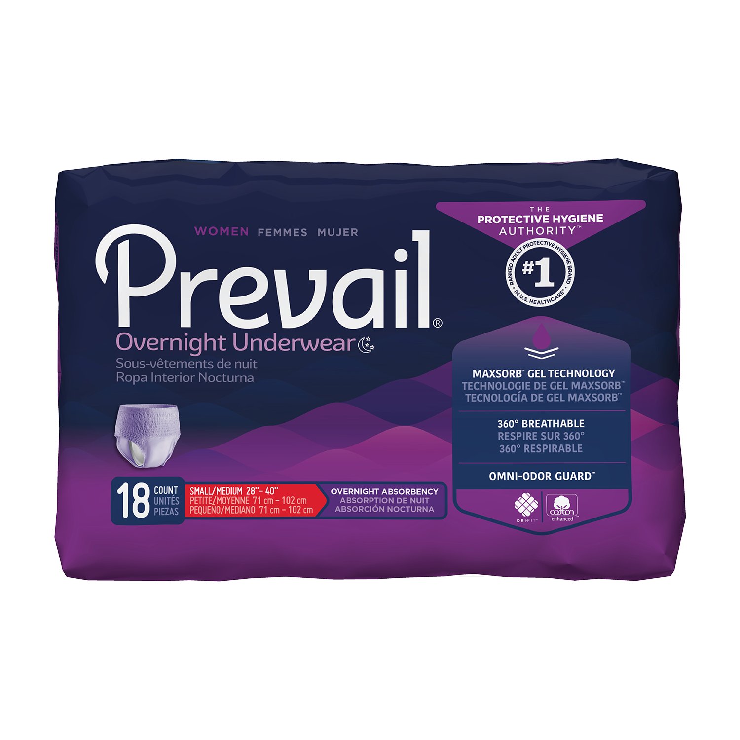 Prevail Overnight Pull-Up Underwear for Women