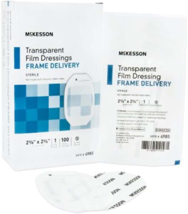 McKesson Transparent Film Dressing Octagon, Sterile