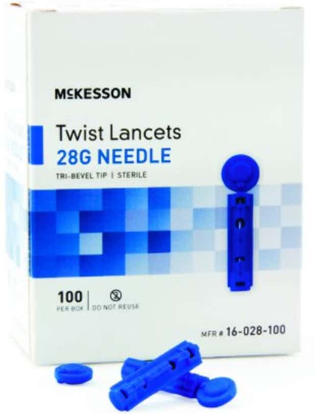 McKesson Twist Top Lancet Needle, 1.8 mm