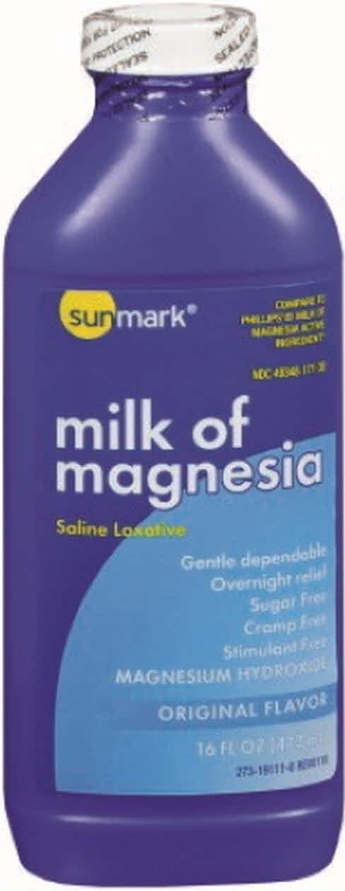 Sunmark Milk of Magnesia, Laxative