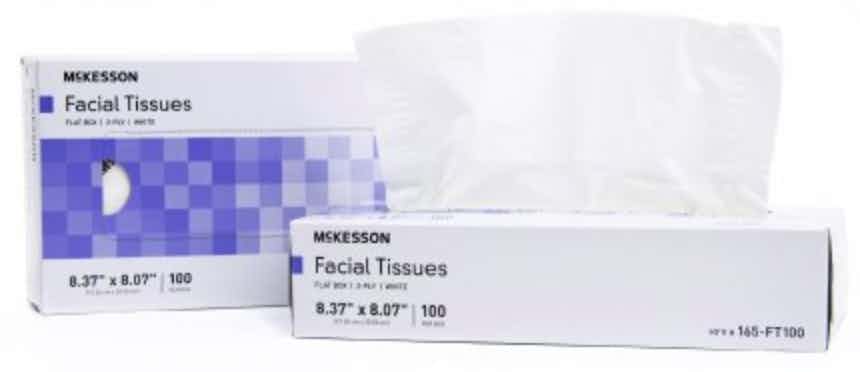 McKesson Facial Tissue, White