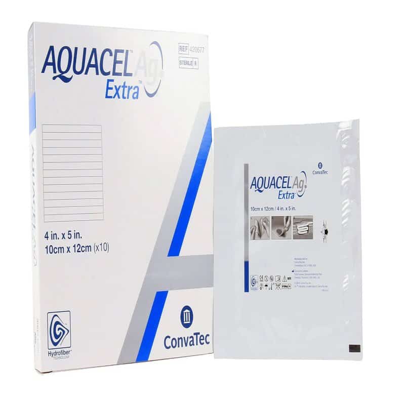 aquacel ag hydrofiber dressing with silver Aquacel Ag Advantage Dressing, 4 x 5 inch