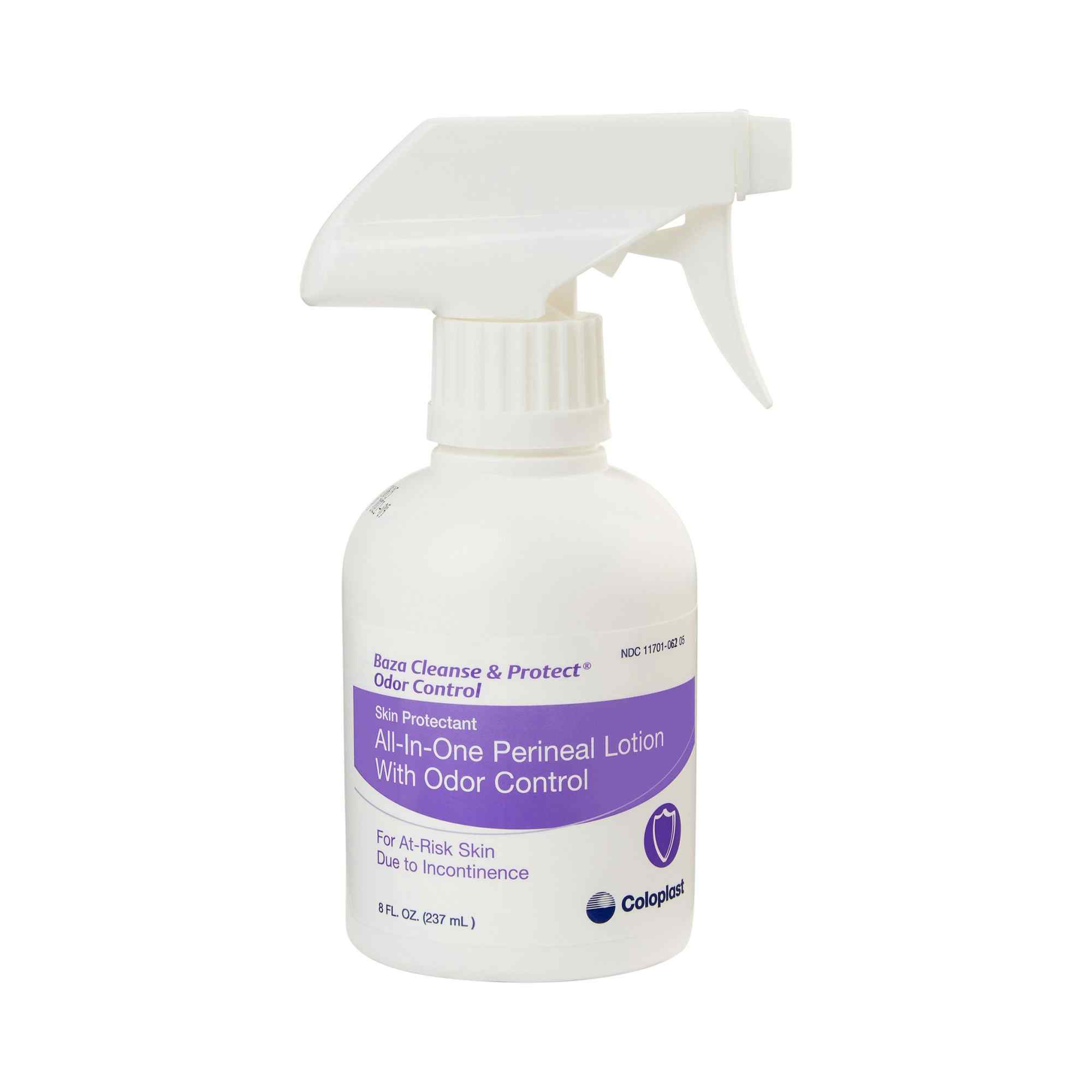 Baza Cleanse and Protect Skin Protectant All-In-One Perineal Lotion with Odor Control, 8 oz.