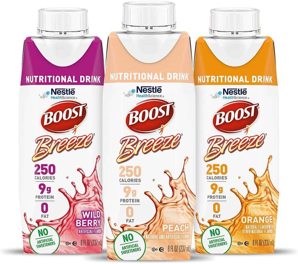 Boost Breeze Nutritional Drink, 8 oz, Variety Pack