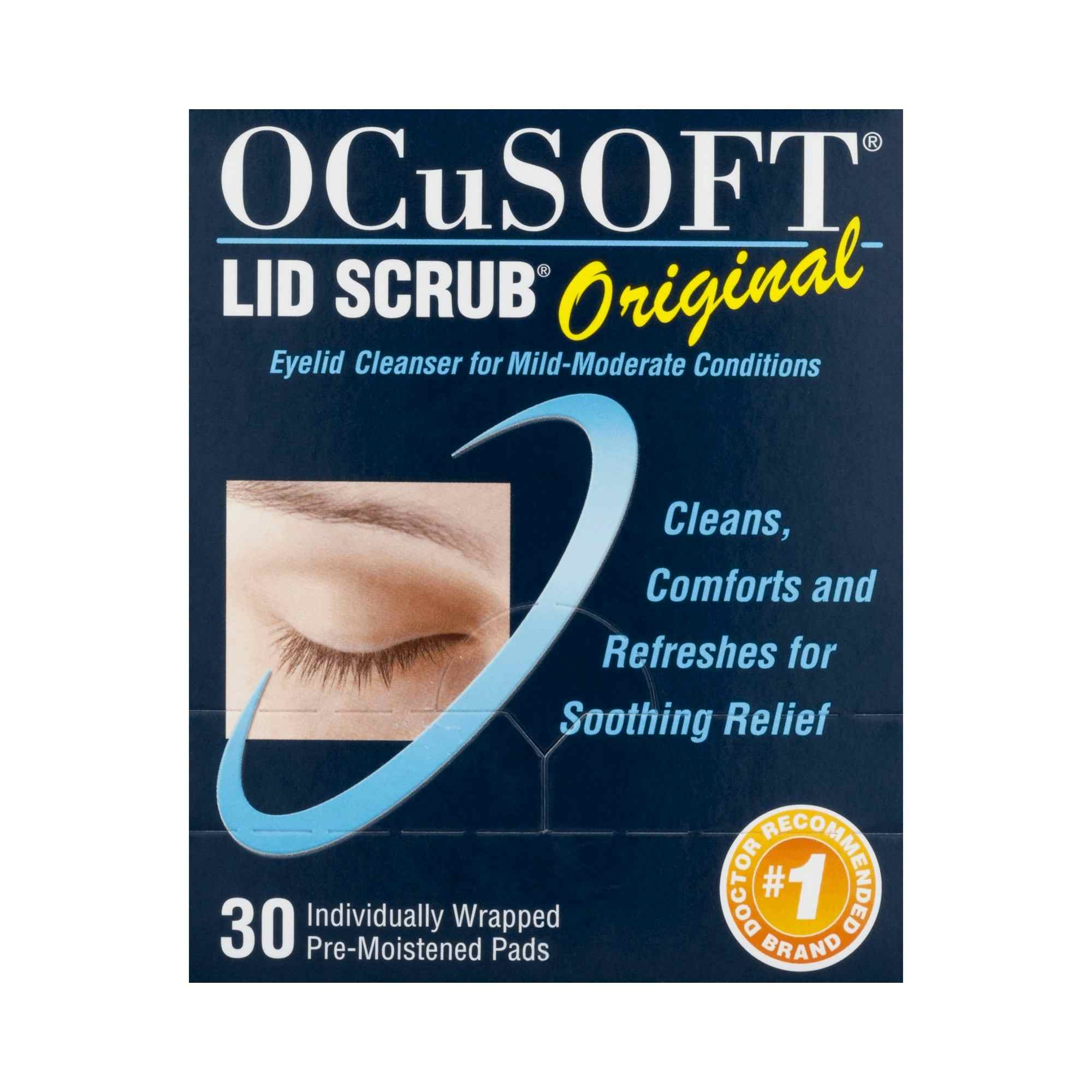 OCuSOFT Lid Scrub Eyelid Cleanser Wipes