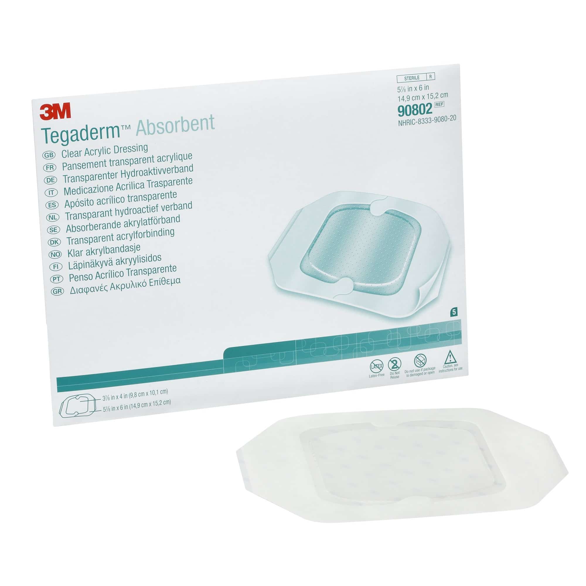 how long can a tegaderm dressing stay on 3M 90640 - DRESSING TEGADERM SIL FOAM 3INX3IN 10/BX 6BX/CA