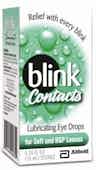 Blink Contacts Lubricating Eye Drops, 0.34 oz.