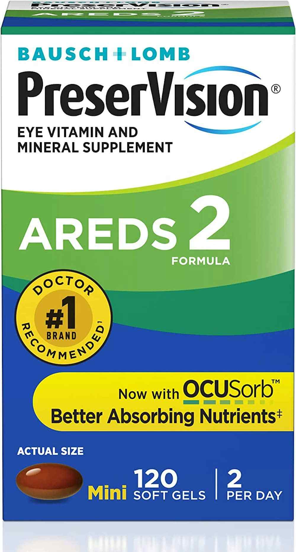 PreserVision Areds 2 Eye Vitamin & Mineral Supplement, 226 mg., 120 Tablets