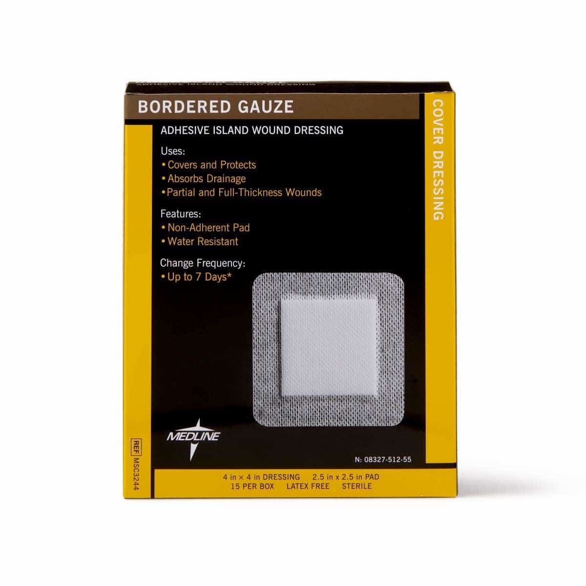 island dressing wound Sterile Bordered Gauze Adhesive Island Dressings