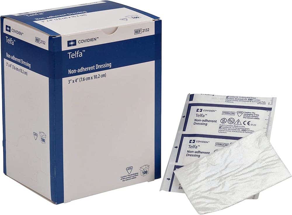 non adherent dressing Rylon Non-Adhesive Wound Cardinal Telfa Non-Adherent Dressing, 3