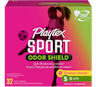 Playtex Sport Odor Shield Tampons Multipack, Regular & Super Absorbencies