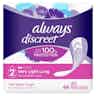 Always Discreet Incontinence Liners, Light Absorbency