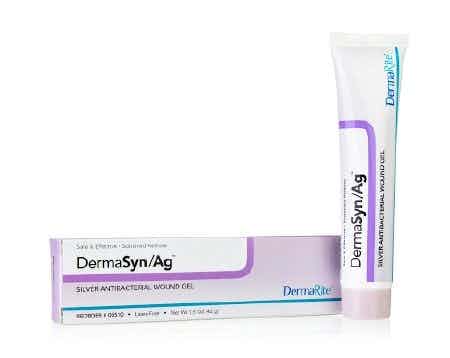 DermaRite DermaSyn/Ag Silver Antibacterial Wound Gel, 1.5 oz.