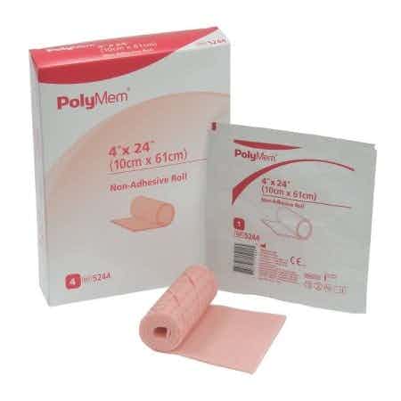 PolyMem Non-Adhesive Foam Dressing, Sterile, 4 X 24"