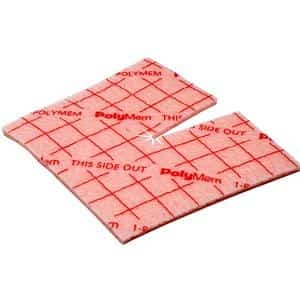 polymem dressing Ferris PolyMem Silicone Border Wound Dressing, Size 3, 2" x 3" Oval A