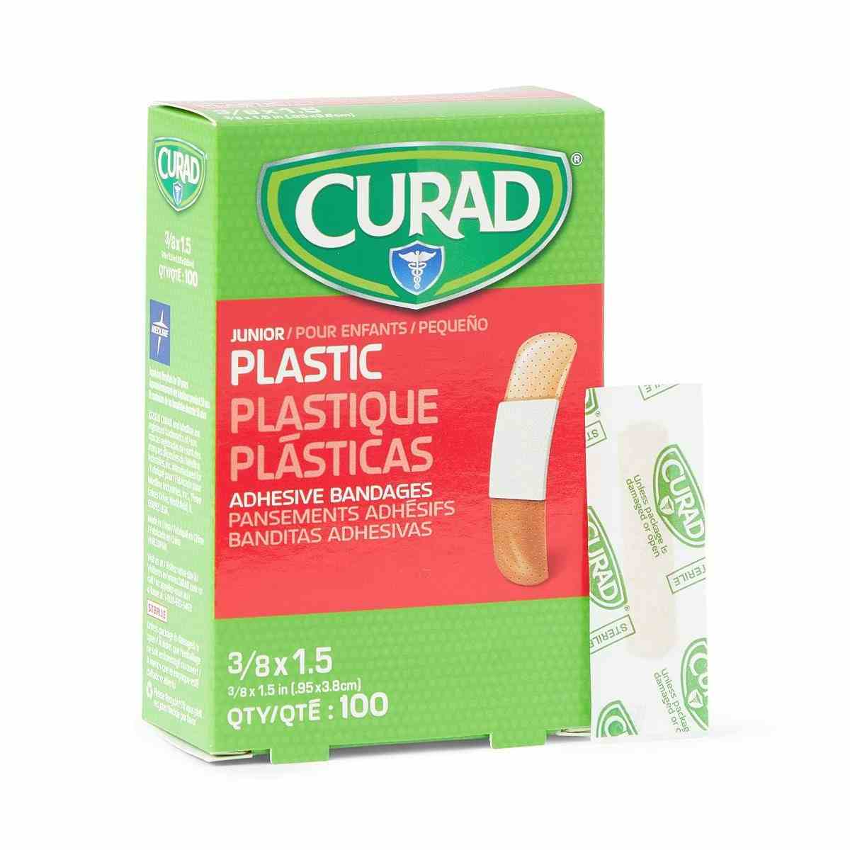 Curad Junior Plastic Adhesive Bandages