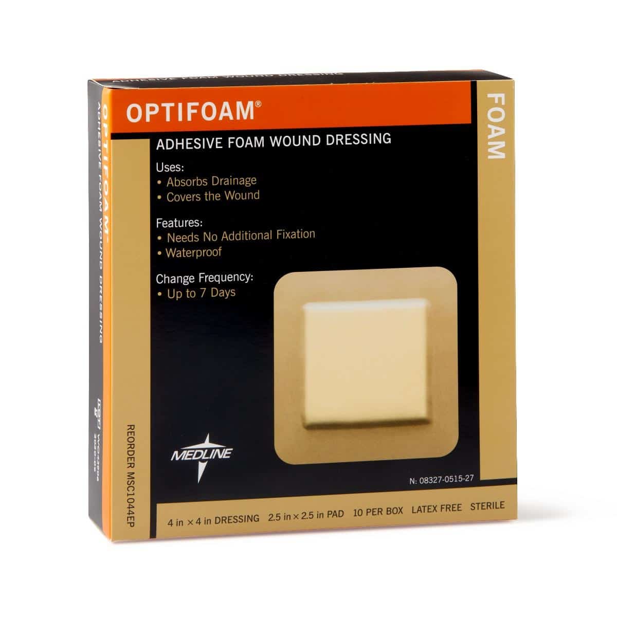 foam dressing Silicone Absorbent Medline Optifoam Adhesive Foam Wound