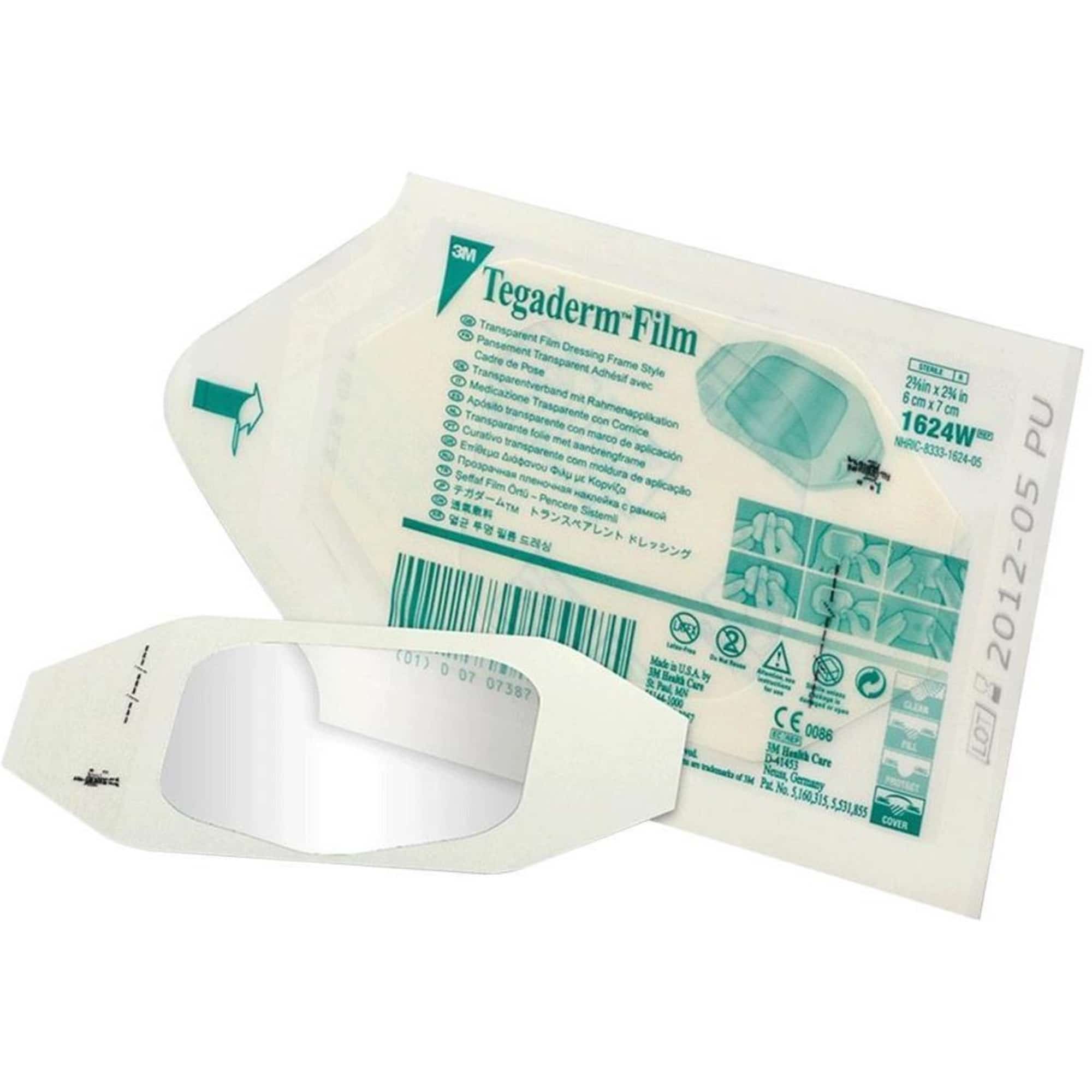 transparent film dressing 4" x 4.75" (10 Pack) 3M Tegaderm Transparent Film Dressing