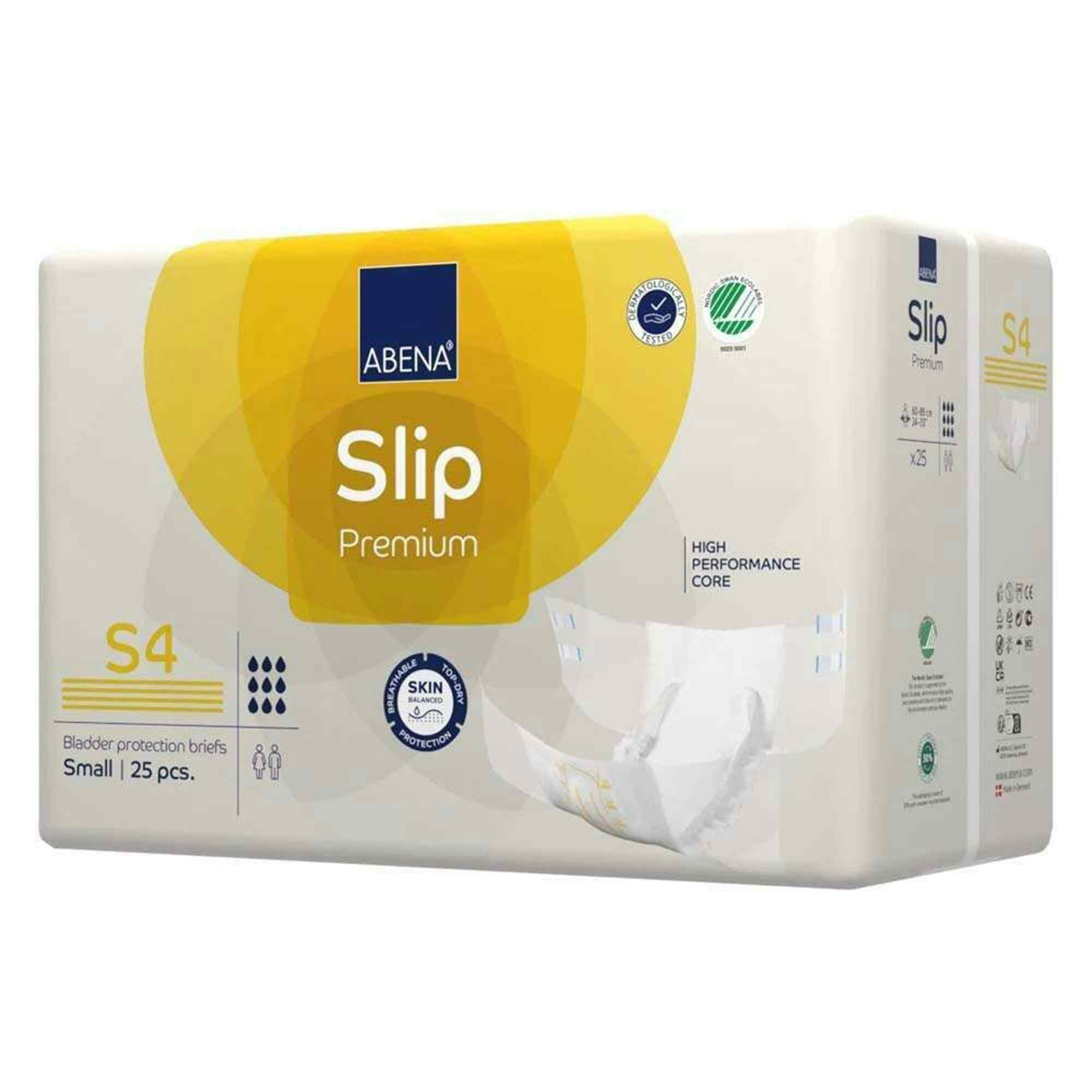 Abena Slip Premium Diapers with Tabs, Level 4s