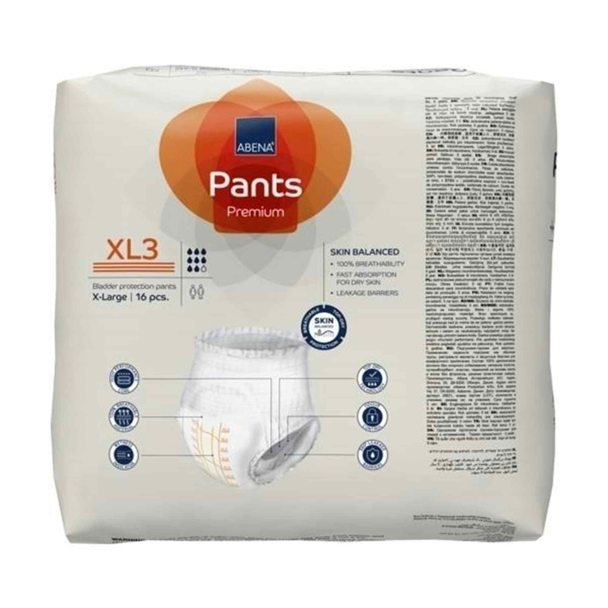 Abena Pants Pull-Up Underwear, Level 3s