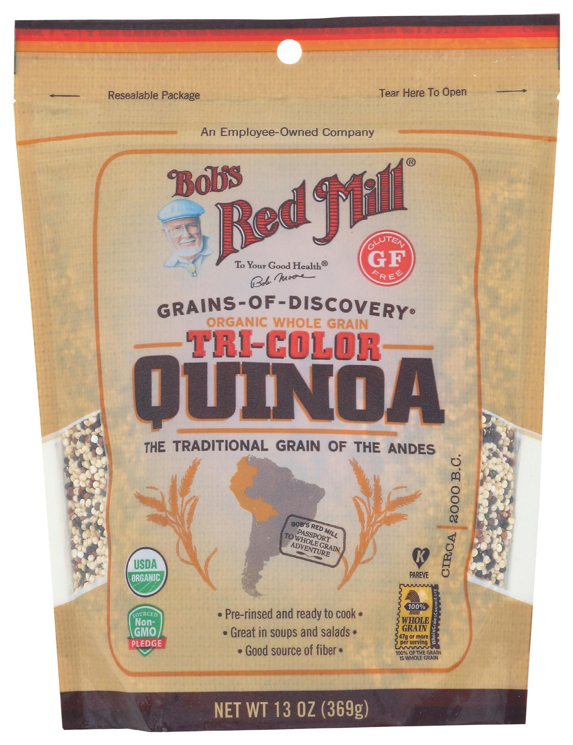 Bob's Red Mill Organic Whole Grain Tri-Color Quinoa