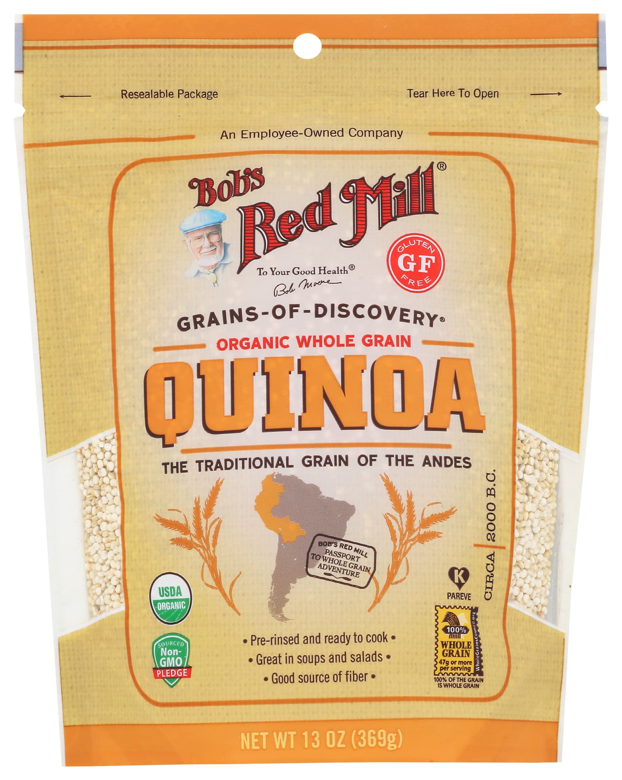 Bob's Red Mill Organic Whole Grain Quinoa