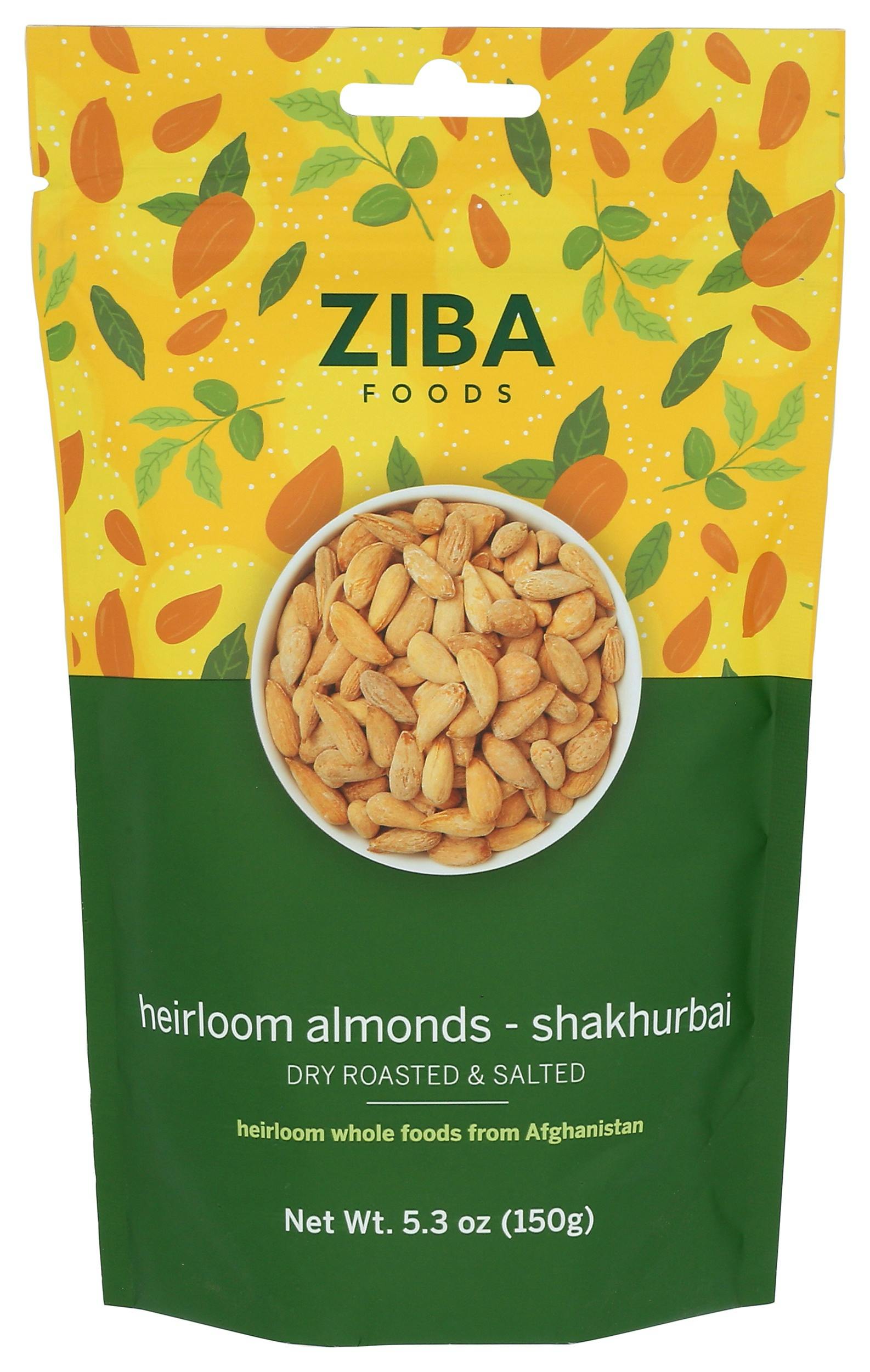 Ziba Foods Heirloom Shakhurbai Almonds