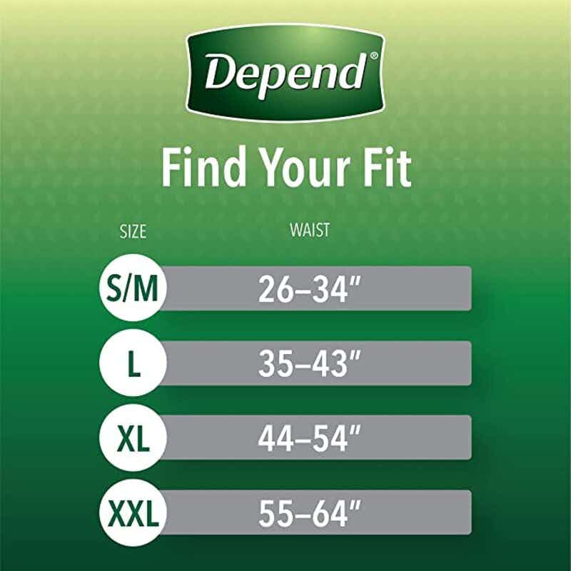 Depend Fit-Flex Pull-Up Underwear for Men, Maximum, Find Your Fit