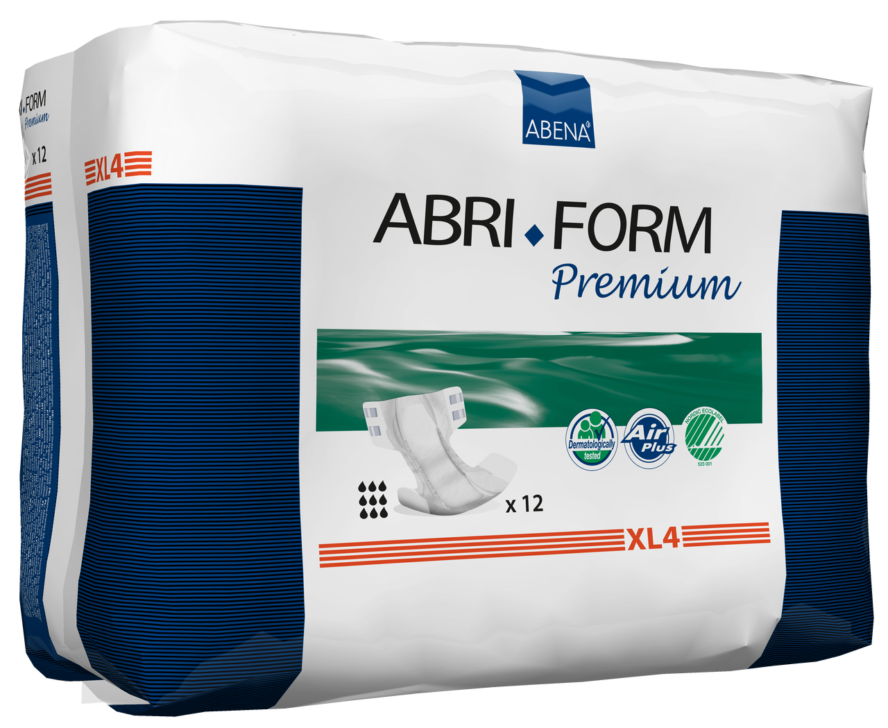 Abena Abri-Form Premium Adult Diapers with Tabs, XL4, 43071-BG12