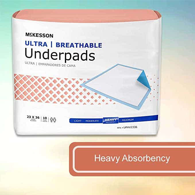 McKesson Breathable Underpads, Ultra