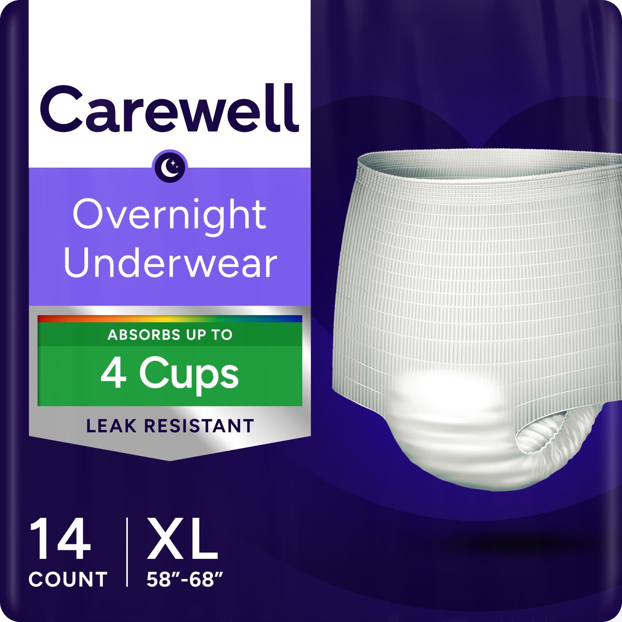 Carewell Overnight Incontinence Underwear
