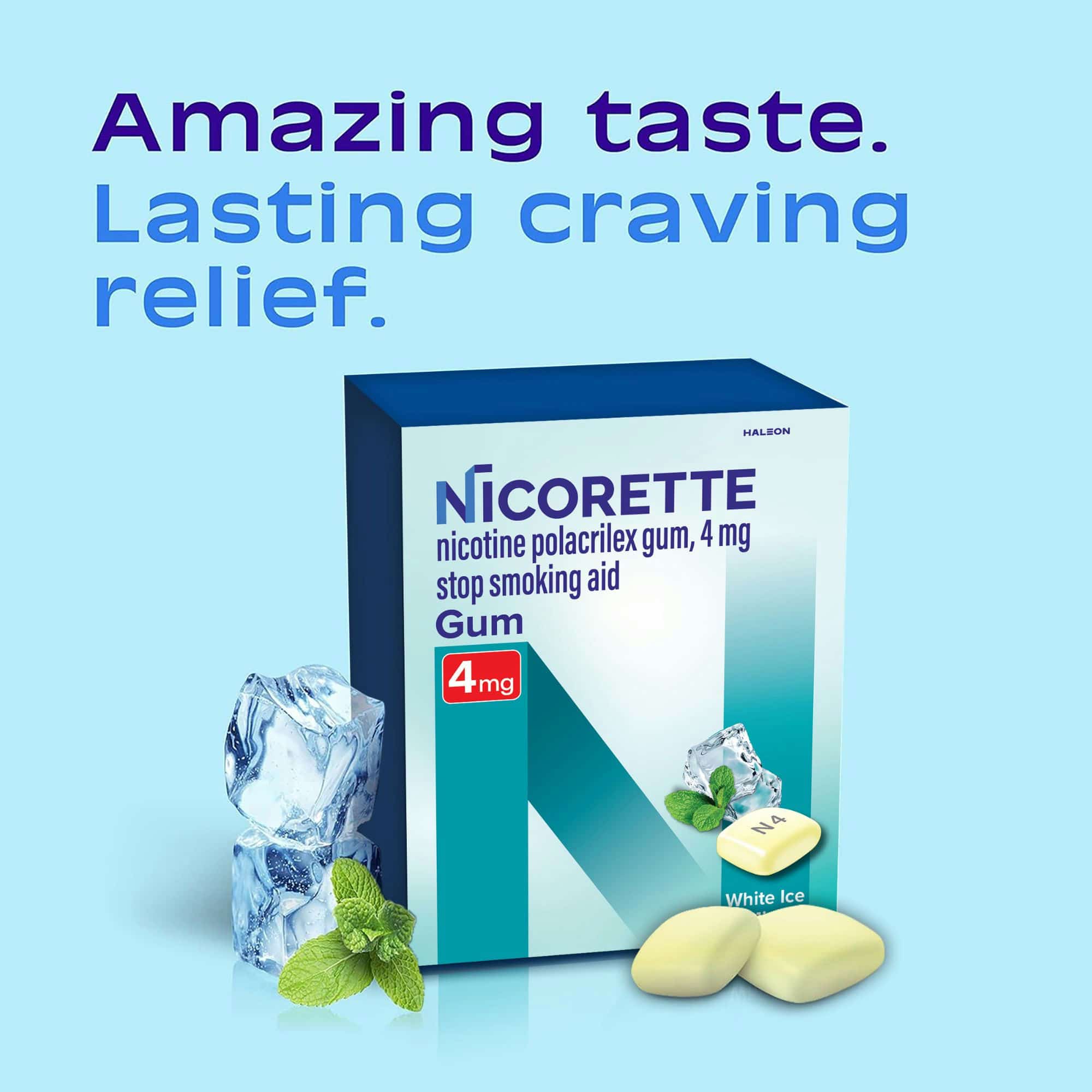 nicorette for chewing tobacco 2mg Nicotine Gum to Quit Smoking Nicorette Nicotine Gum Aid to