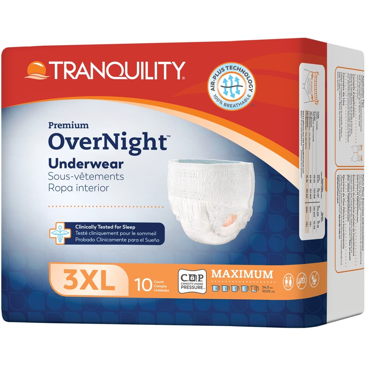 Tranquility Premium Overnight Disposable Absorbent Underwear