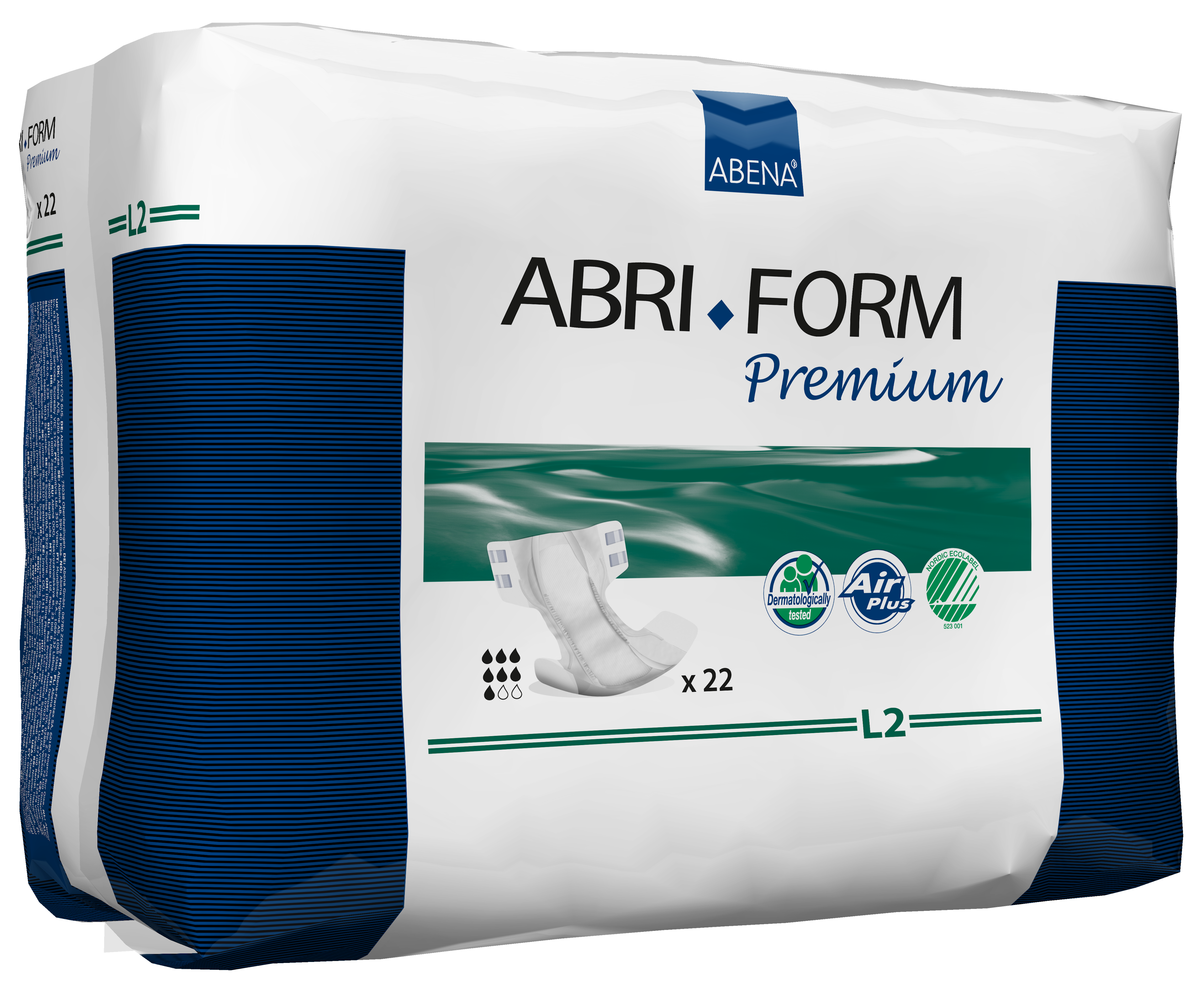 Abena Abri-Form Premium Adult Diapers with Tabs, L2