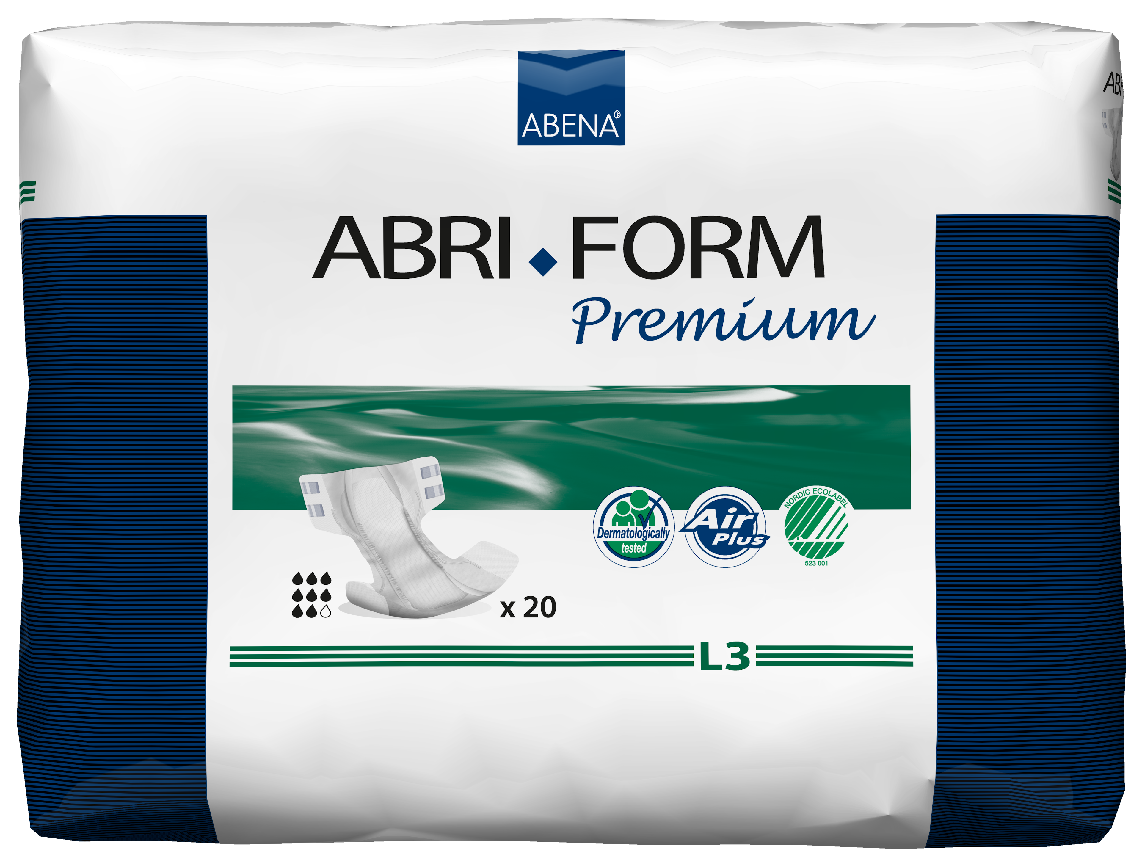 Abena Abri-Form Premium Adult Diapers with Tabs, L3