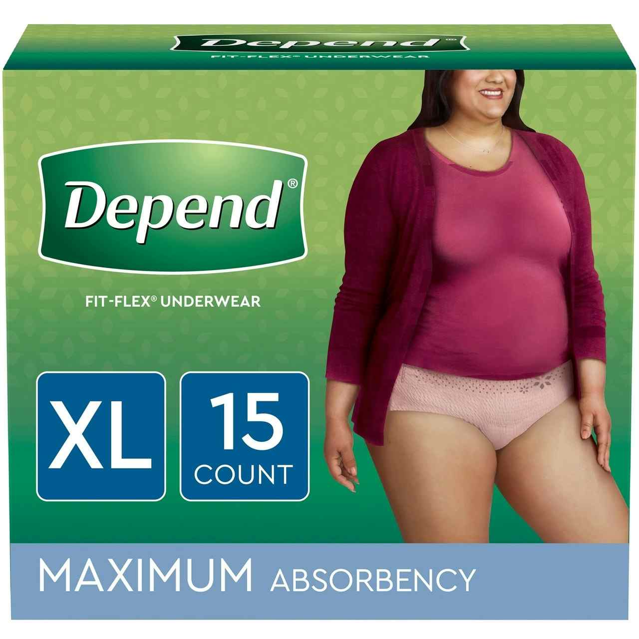 Depend fit flex underwear