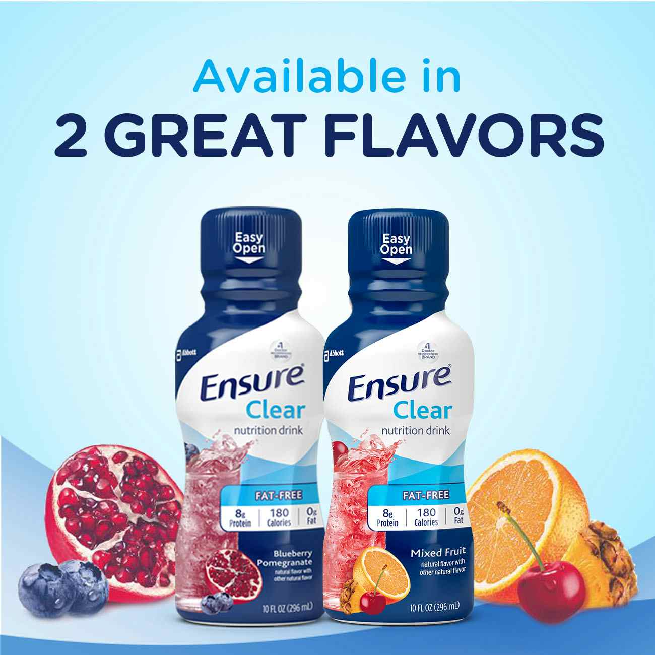 Ensure Clear, Two great Flavors