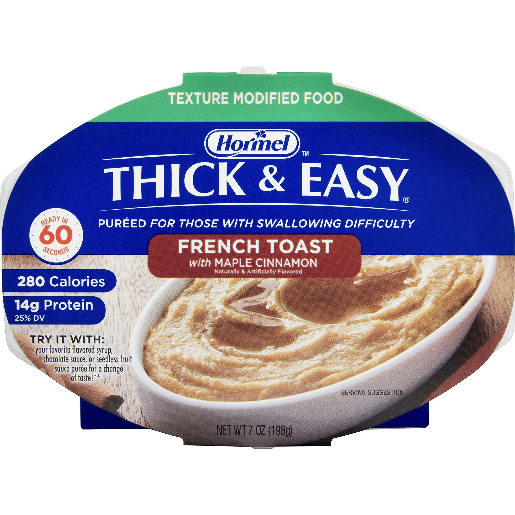 Thick & Easy Purees, Maple Cinnamon French Toast