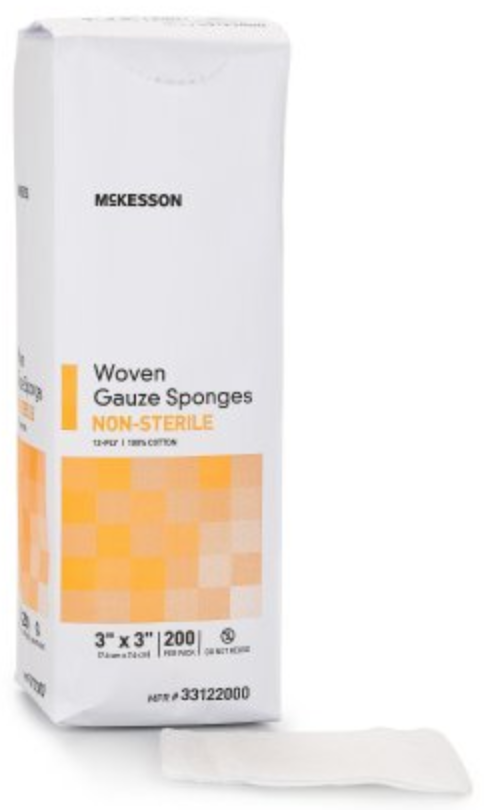 McKesson 12-Ply Gauze Sponges, NonSterile