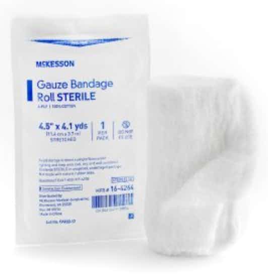 McKesson 6-Ply Fluff Bandage Roll, Sterile