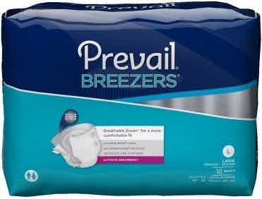 Prevail Breezers Adult Diapers with Tabs, Ultimate