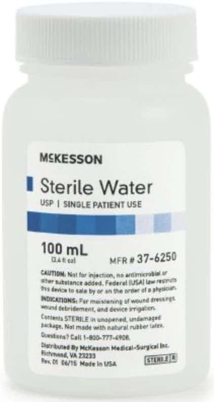 McKesson Irrigation Solution, Sterile Water