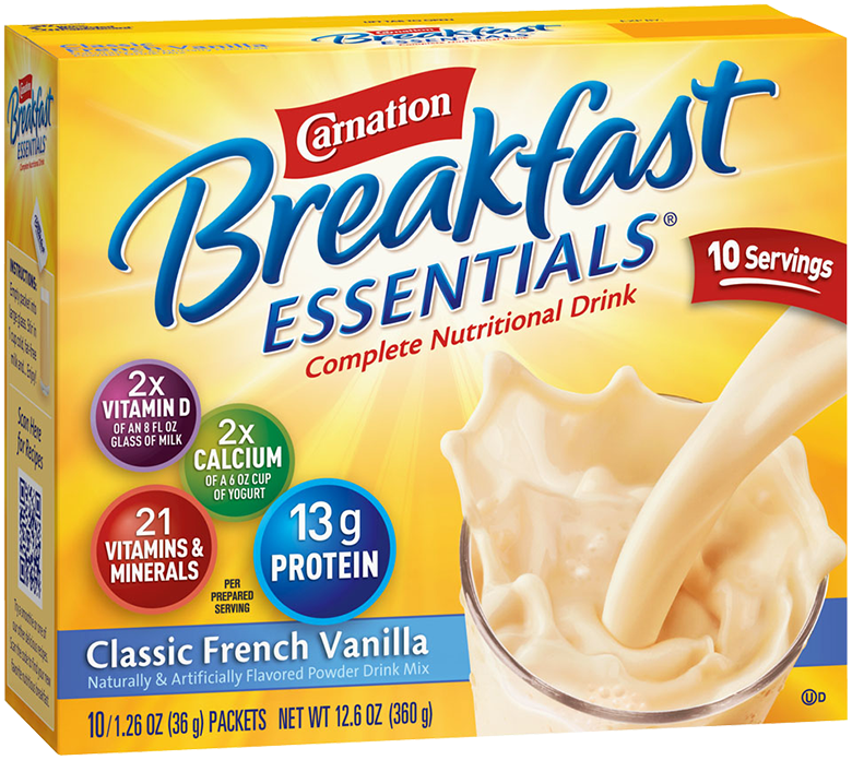 Carnation Breakfast Essentials Powder Packets