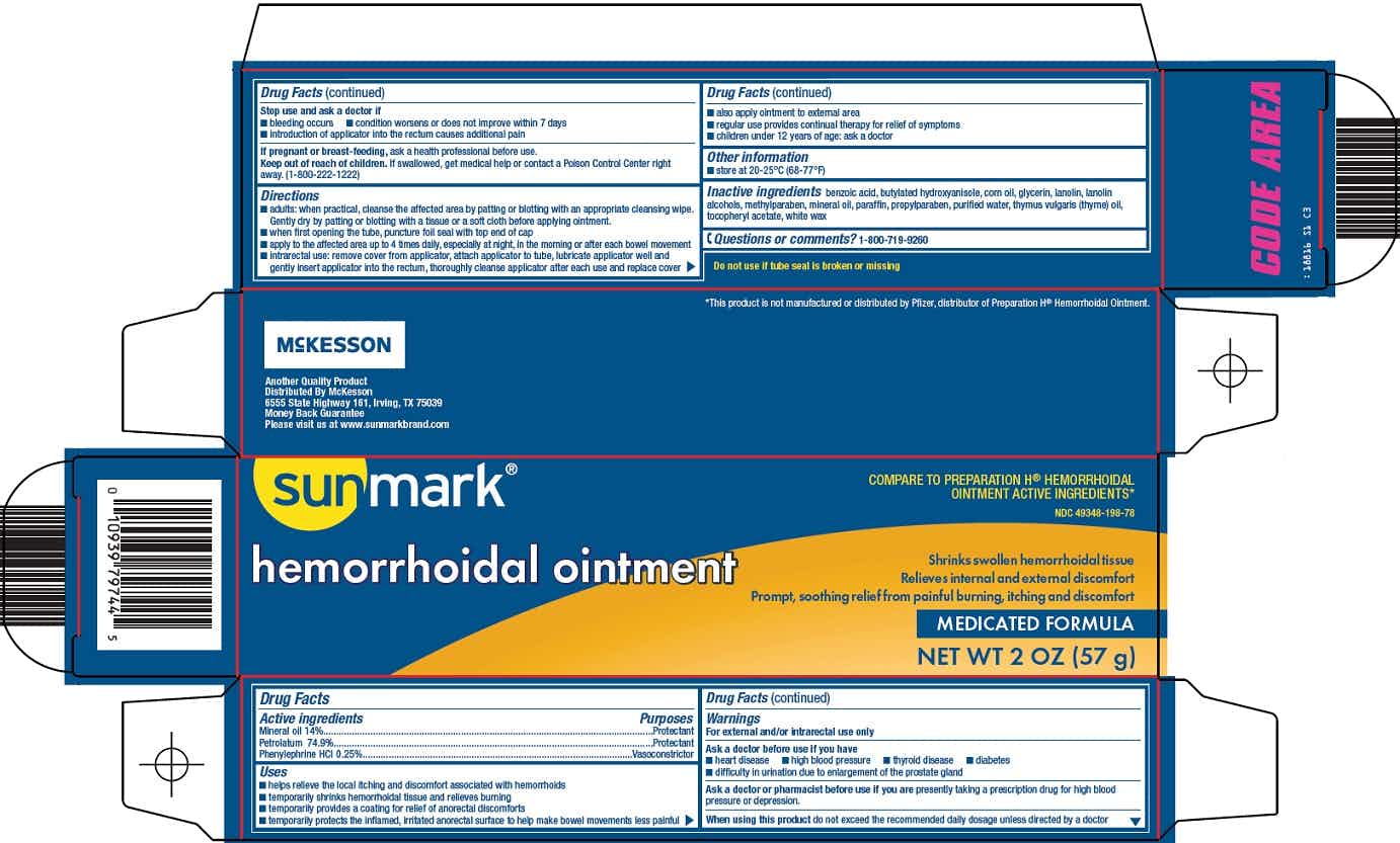 Sunmark Hemorrhoid Relief Ointment